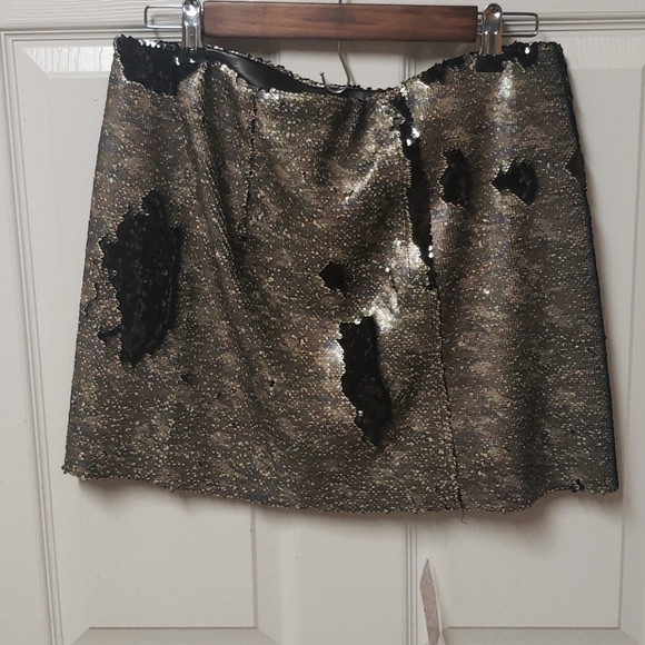 Free People Sequin Mini Skirt - Picture 6 of 10